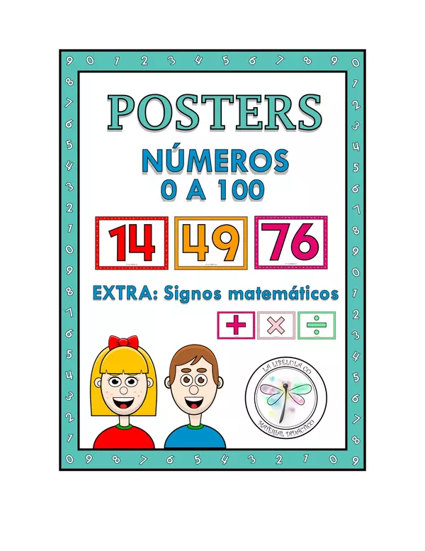 Posters Los Números - Extra: Signos matemáticos
