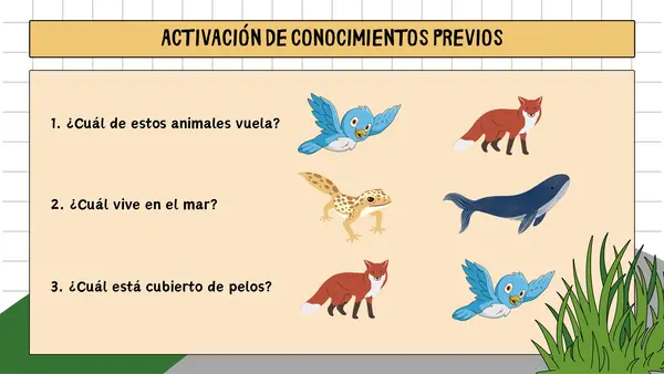 1° básico - Los animales 