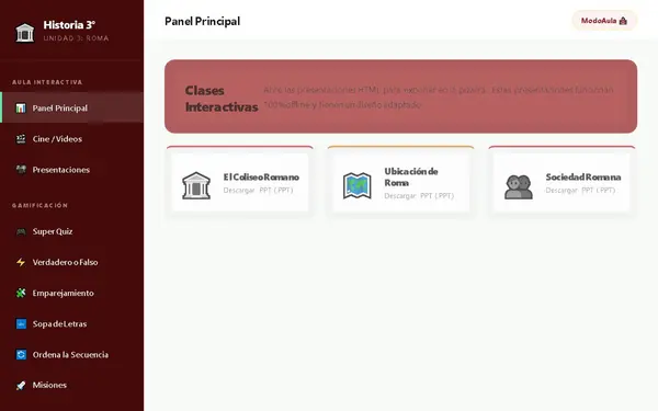WEP PARA AULA, Historia 3° Básico (Agosto)