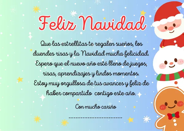 Tarjetita Feliz Navidad 