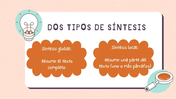 Clase 4 idea principal lectura y escritura especializada
