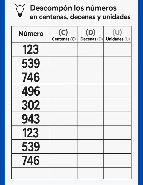 Descomposición numérica 🔢