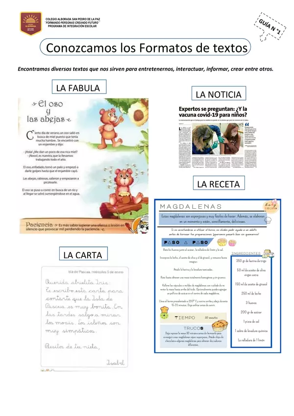 PUEBLOS ORIGINARIOS Y FORMATOS DE TEXTOS  