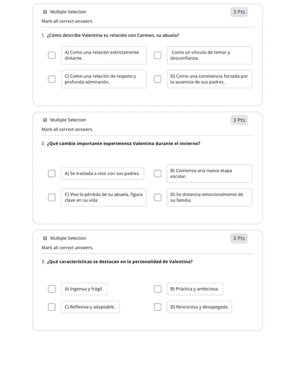 Ensayo exámenes libres 8° básico Lengua y Literatura
