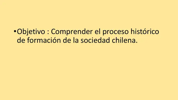 Línea de tiempo ¿Cómo se formó la sociedad chilena?