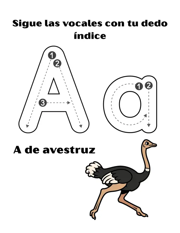 Cuadernillo de apresto "Las vocales"