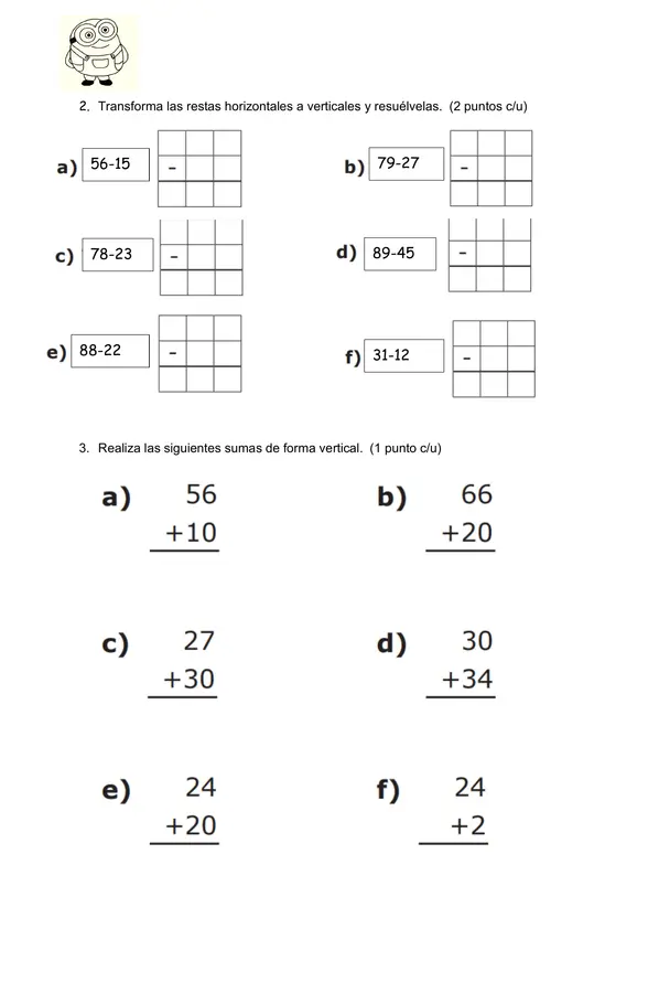 Guía matemática 2° Básico