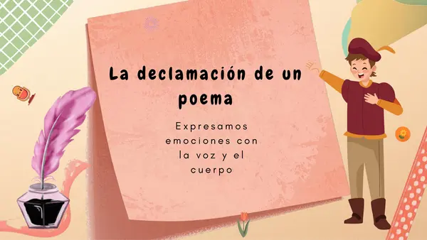 Declamación de poemas (declamar)