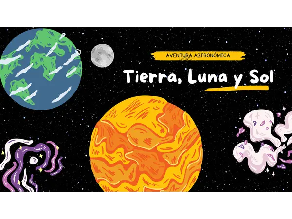 EL SOL LA TIERRA Y LA LUNA 1ro basico