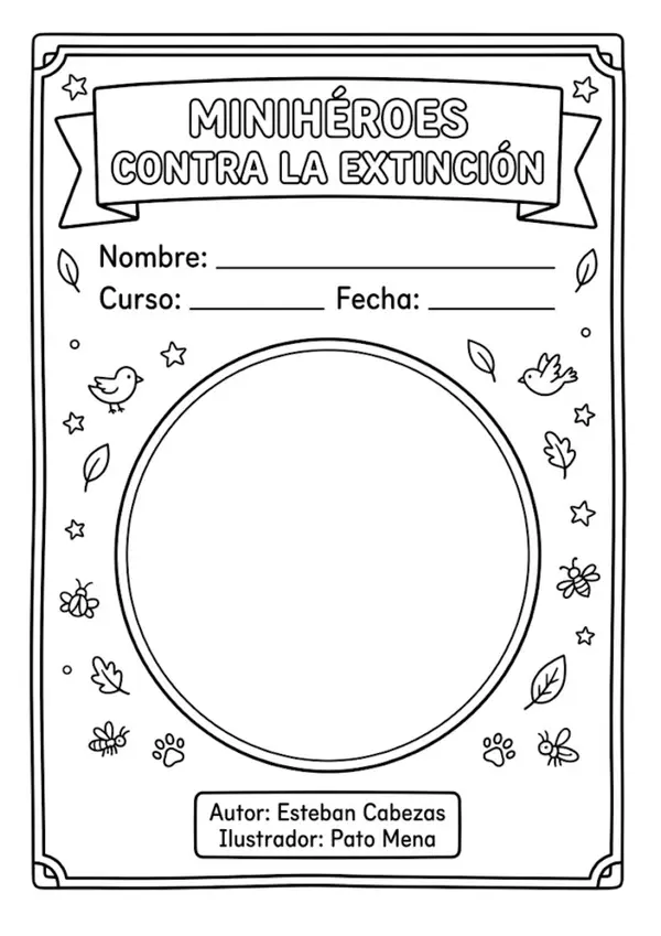  Lapbook "Minihéroes contra la extinción" - Plan Lector 