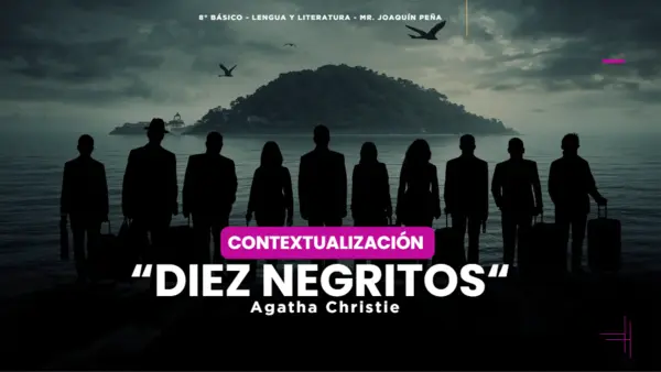 PPT Contextualización "Diez negritos/No quedó ninguno" (Agatha Christie).