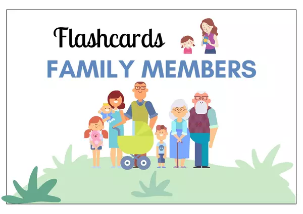 Flashcards Miembros de la familia en inglés y en español