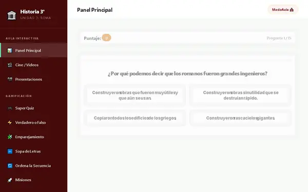 WEP PARA AULA, Historia 3° Básico (Agosto)