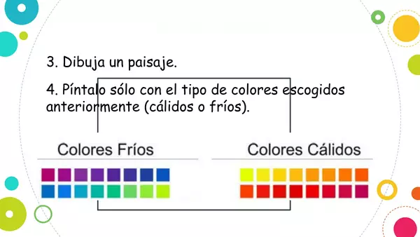 Clasificación de colores: primarios y secundarios