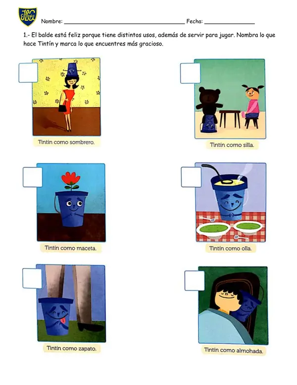 Cuento "Tintín quiere jugar" 