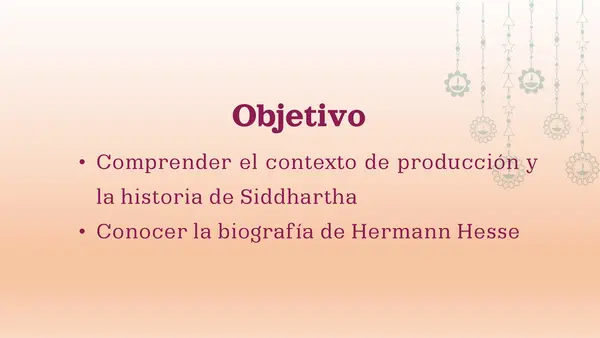 Contextualización libro Siddhartha - Hermann Hesse