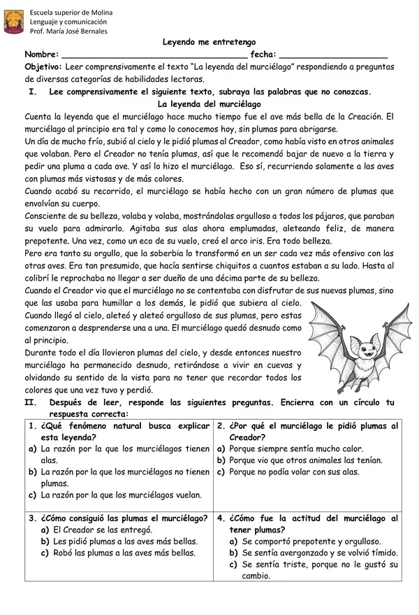 La leyenda del murcielago
