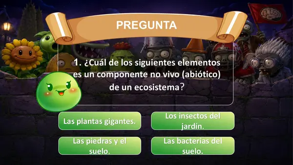 CIENCIA Y MATEMATICAS PLANTAS ZOMBIES