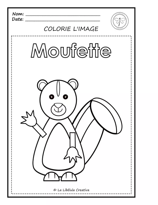 Colouring Pages Animaux La Forêt French