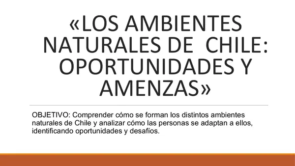 Ambientes naturales