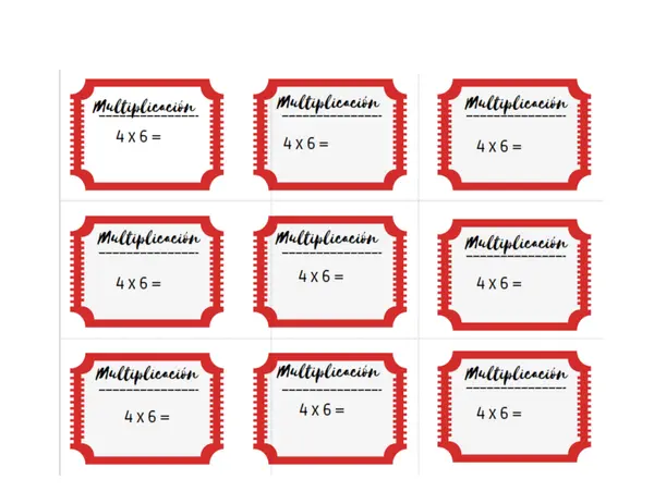 TICKETS DE SALIDA MATEMÁTICA