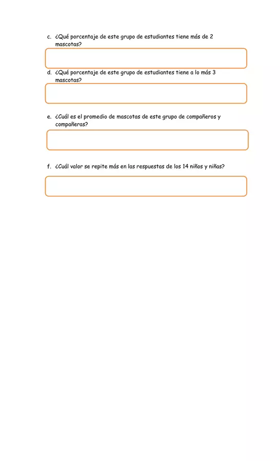 GUIA TABLA DE FRECUENCIA, MATEMATICAS, UNIDAD 4, OCTAVO