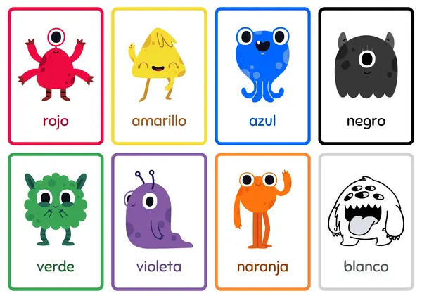 Conteo Monstruoso: Números y Colores