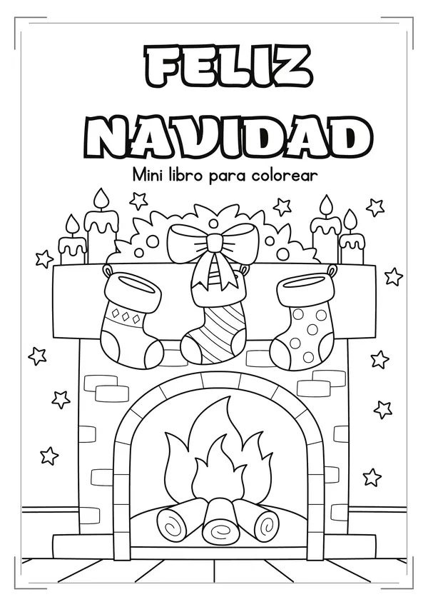 Libro para colorear navidad | profe.social