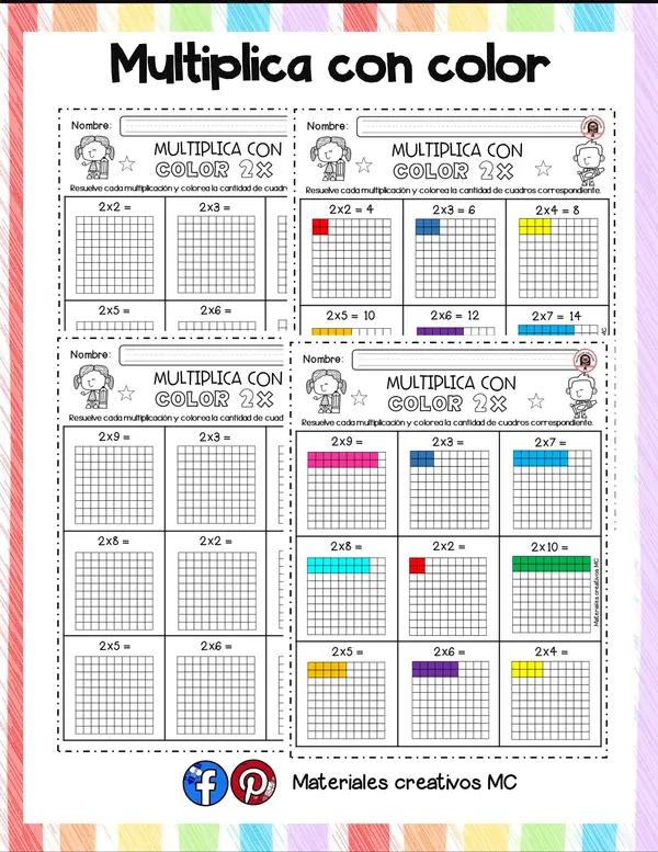 MULTIPLICA CON COLOR X10