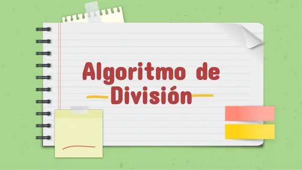 División - 5° Básico
