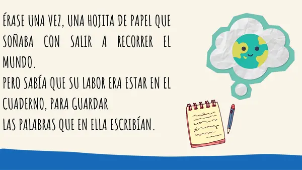 Cuento " La hojita de papel"