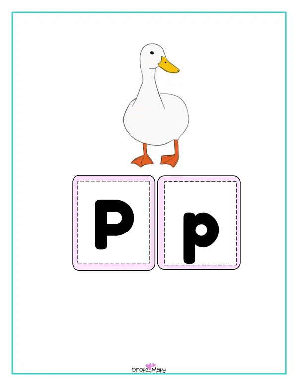 Cuadernillo letra P