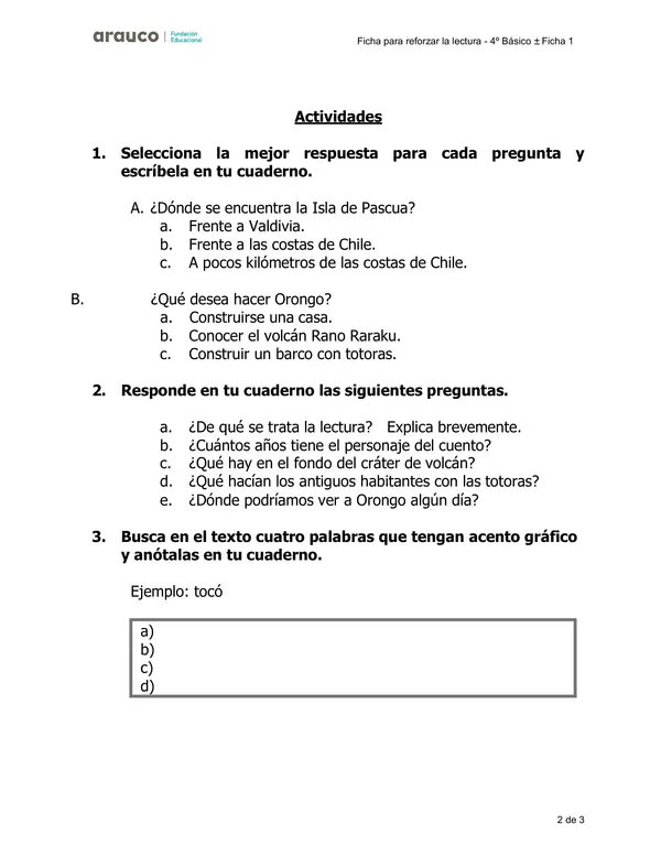 COMPRENSION LECTORA 2 BASICO 
