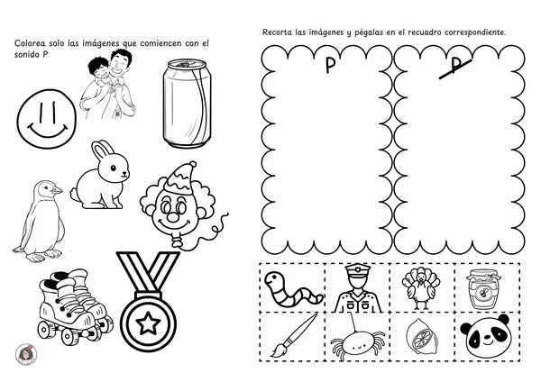 Cuadernillo Consonante P – Lectura Inicial (4 clases) 