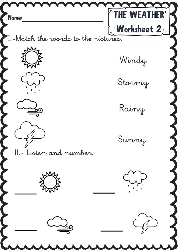 The weather Worksheet 2