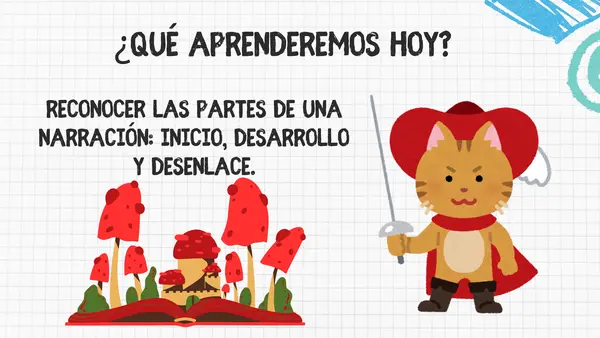 Textos narrativos - elementos de una narración 