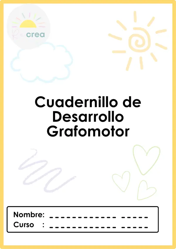 Cuadernillo de Desarrollo Grafomotor
