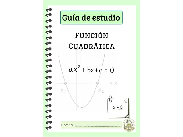 Guía de estudio - Función cuadrática