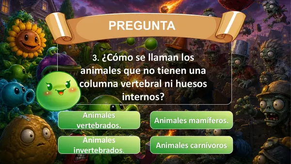 CIENCIA Y MATEMATICAS PLANTAS ZOMBIES