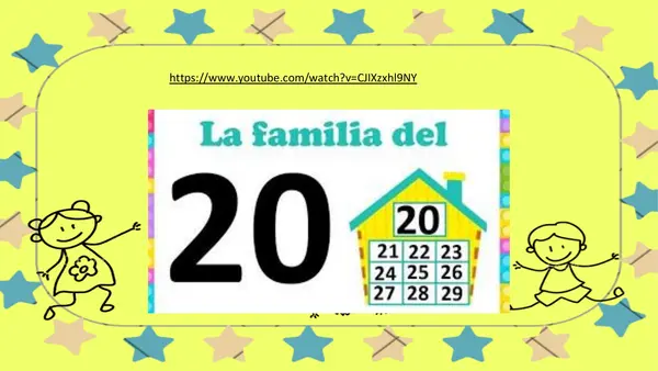 Familia de números 20 -29 Primero Básico
