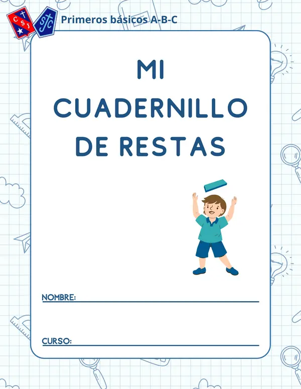 Cuadernillo restas 1° básico