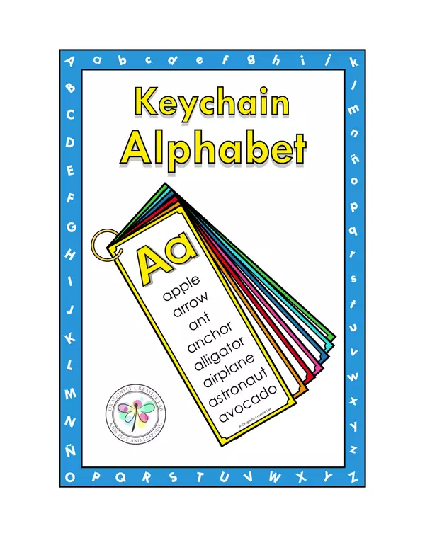 Reader keychain Alphabet Llavero lector Abecedario