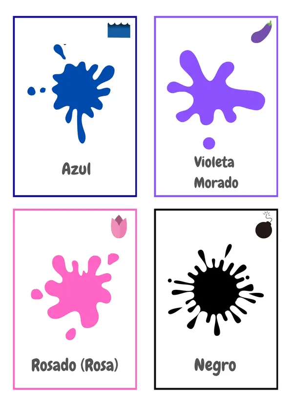 Los colores Flashcards