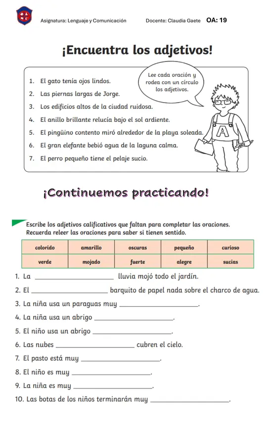 adjetivos calificativos