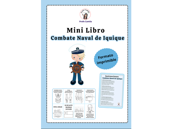 Mini libro Combate Naval de Iquique 