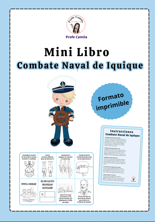 Mini libro Combate Naval de Iquique 