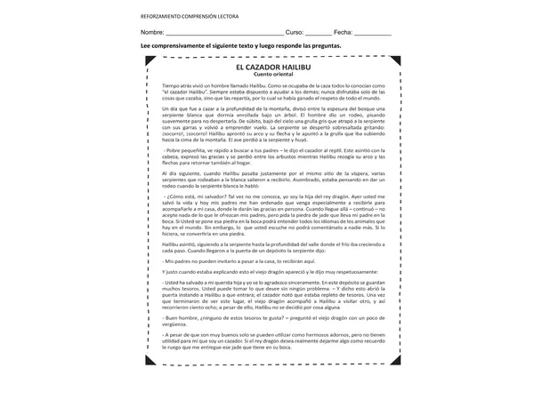 Compresión lectora