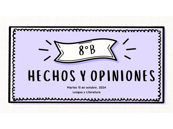 Hechos y opiniones