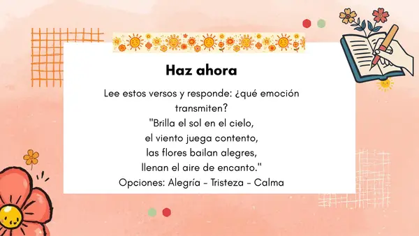Declamación de poemas (declamar)