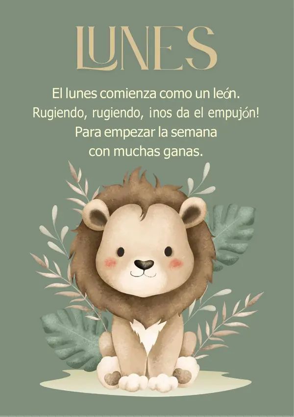 Poemas "Días de la semana" para decorar sala de clases
